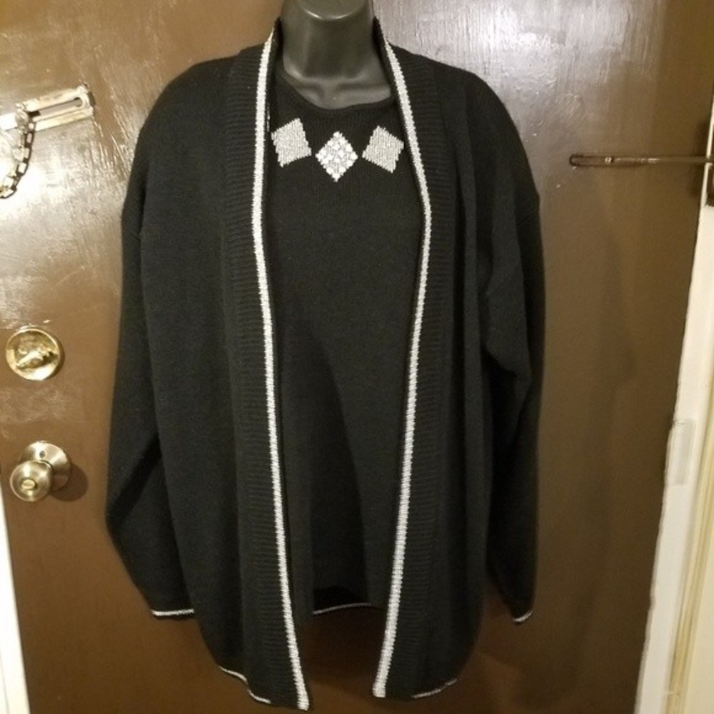 Vintage Gladys Bagley Sweater Set 80s/90s Medium